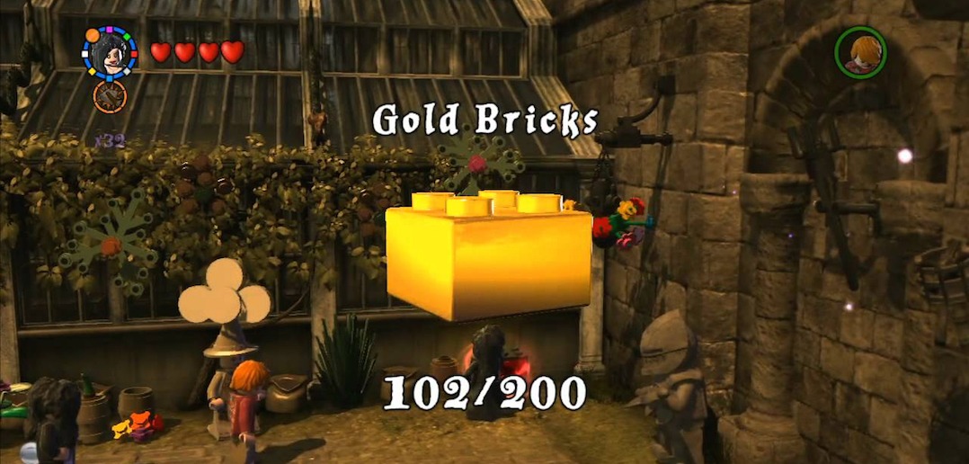 Lego Harry Potter Years 1 4 Gold Bricks Bone Fish Gamer